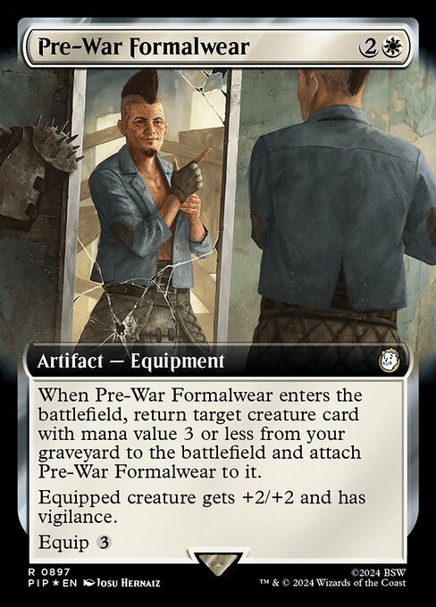 Pre-War Formalwear (V.3) XPIP-897 Rare Near Mint Englisch Foil
