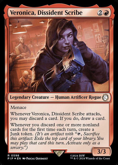 Veronica, Dissident Scribe (V.2) XPIP-598 Rare Near Mint Englisch Foil