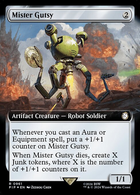 Mister Gutsy (V.3) XPIP-961 Rare Near Mint Englisch Foil