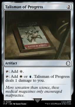 Talisman of Progress PIP-249 Uncommon Near Mint Englisch Foil