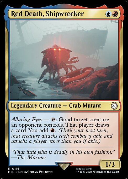 Red Death, Shipwrecker PIP-116 Rare Near Mint Englisch