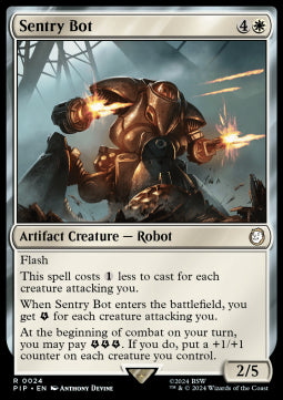 Sentry Bot PIP-24 Rare Excellent Englisch