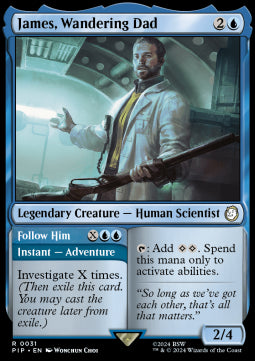 James, Wandering Dad // Follow Him PIP-31 Rare Near Mint Englisch Foil