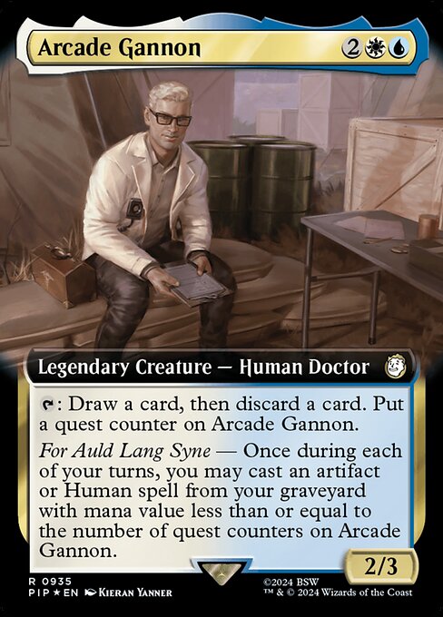 Arcade Gannon (V.3) XPIP-935 Rare Near Mint Englisch Foil