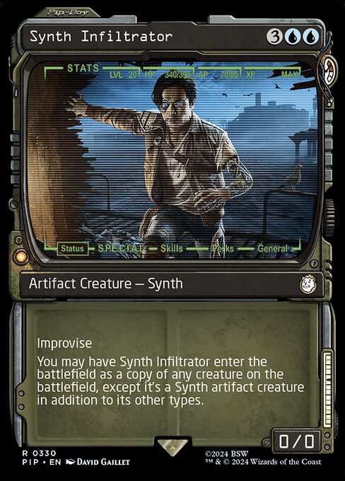 Synth Infiltrator (V.1) XPIP-330 Rare Near Mint Englisch