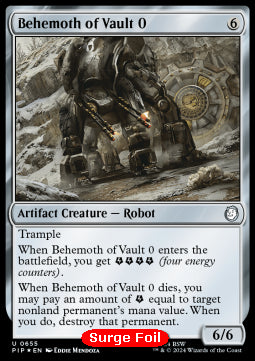Behemoth of Vault 0 XPIP-655 Uncommon Near Mint Englisch Foil
