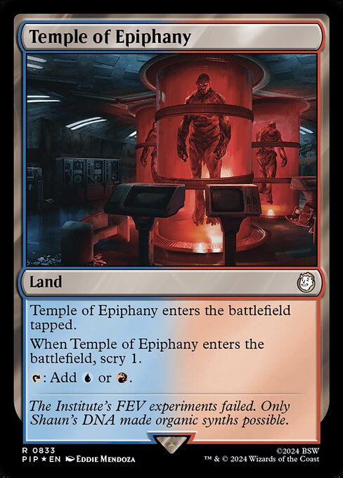 Tempel der Eingebung (V.2) XPIP-833 Rare Near Mint Englisch Foil