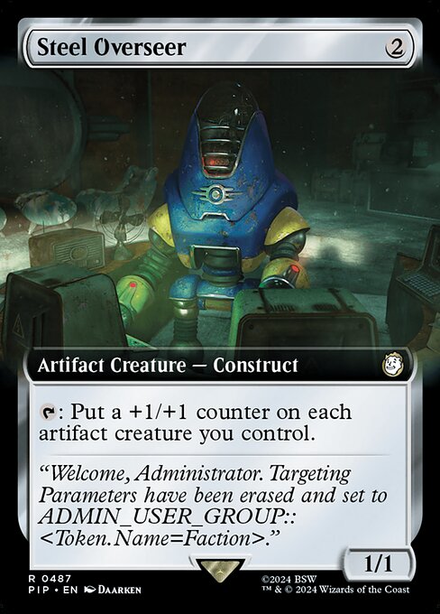 Aufseher aus Stahl (V.1) XPIP-487 Rare Excellent Englisch Foil