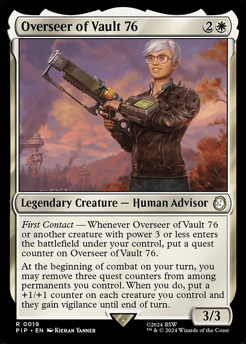 Overseer of Vault 76 PIP-19 Rare Near Mint Englisch Foil