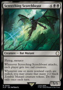Screeching Scorchbeast PIP-49 Rare Near Mint Englisch
