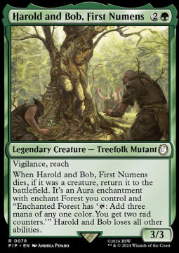 Harold and Bob, First Numens PIP-78 Rare Near Mint Englisch Foil