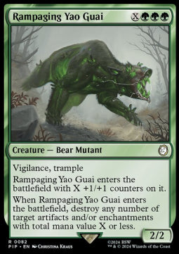 Rampaging Yao Guai PIP-82 Rare Excellent Englisch