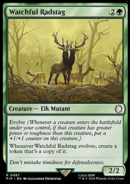 Watchful Radstag PIP-87 Rare Near Mint Englisch