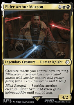 Elder Arthur Maxson PIP-102 Rare Near Mint Englisch Foil