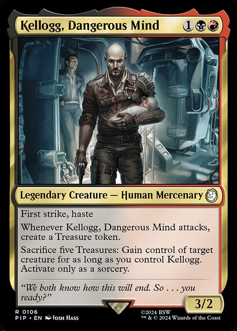 Kellogg, Dangerous Mind PIP-106 Rare Near Mint Englisch Foil