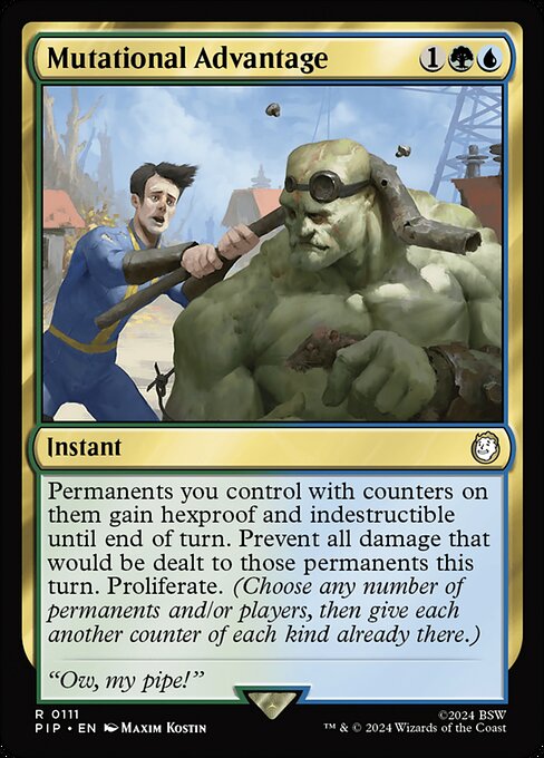 Mutational Advantage PIP-111 Rare Near Mint Englisch Foil