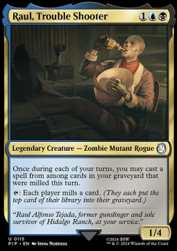 Raul, Trouble Shooter PIP-115 Uncommon Near Mint Englisch Foil