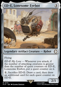 ED-E, Lonesome Eyebot PIP-131 Rare Excellent Englisch Foil