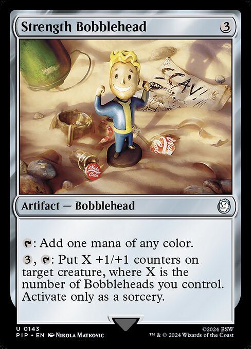 Strength Bobblehead PIP-143 Uncommon Near Mint Englisch Foil