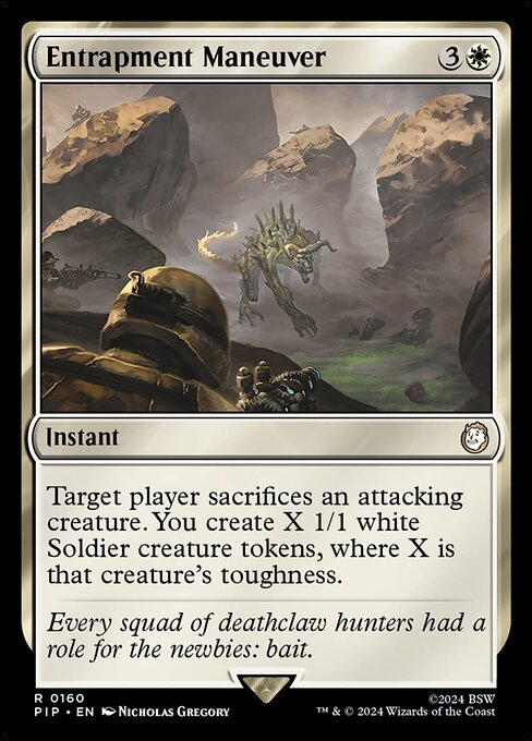 Fallensteller-Manöver PIP-160 Rare Near Mint Englisch Foil