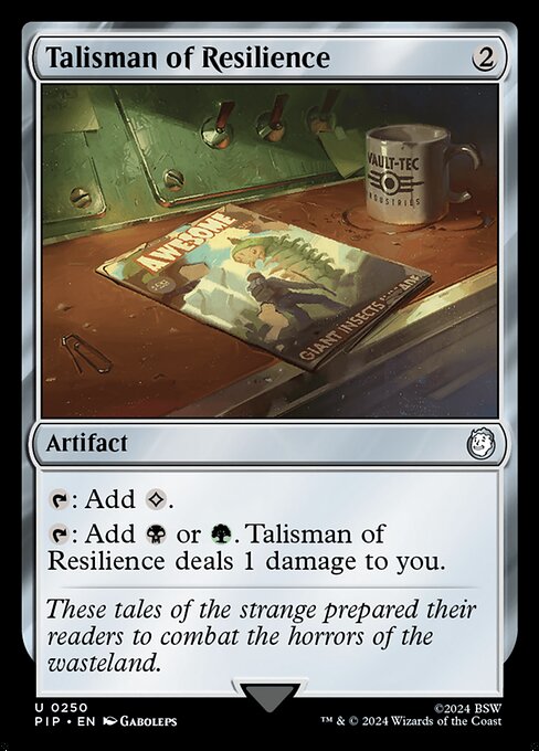 Talisman der Zähigkeit PIP-250 Uncommon Near Mint Englisch Foil