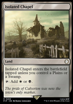 Isolated Chapel PIP-269 Rare Good Englisch