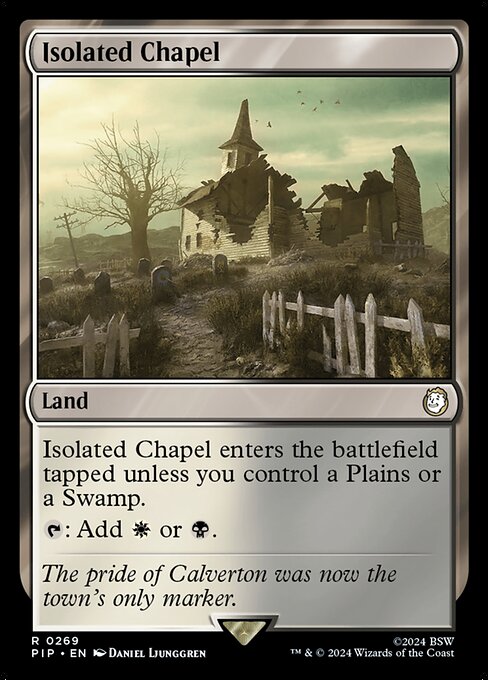 Isolated Chapel PIP-269 Rare Good Englisch
