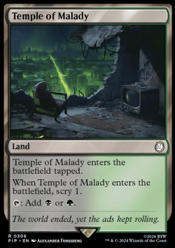 Temple of Malady PIP-306 Rare Near Mint Englisch Foil