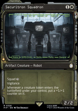 Securitron Squadron (V.1) XPIP-328 Rare Near Mint Englisch
