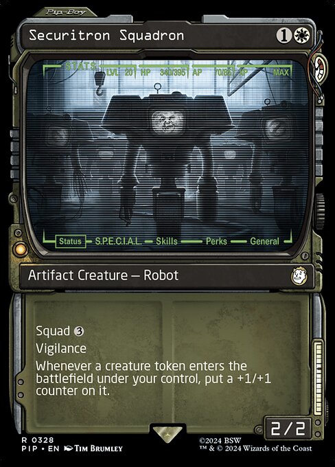 Securitron Squadron (V.1) XPIP-328 Rare Near Mint Englisch