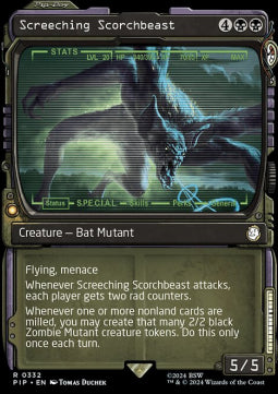 Screeching Scorchbeast (V.1) XPIP-332 Rare Near Mint Englisch Foil