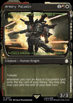 Armory Paladin (V.1) XPIP-337 Rare Near Mint Englisch Foil