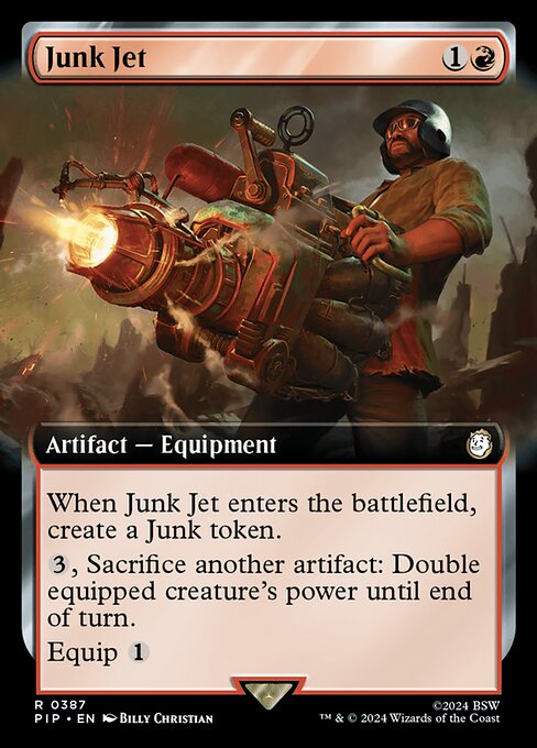 Junk Jet (V.1) XPIP-387 Rare Near Mint Englisch Foil