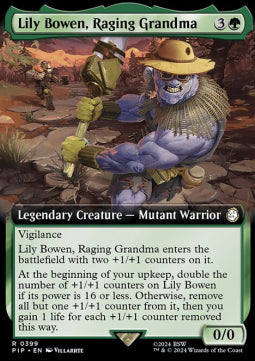 Lily Bowen, Raging Grandma (V.1) XPIP-399 Rare Near Mint Englisch Foil