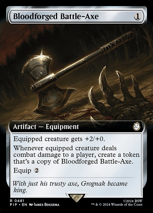 Bloodforged Battle-Axe (V.1) XPIP-481 Rare Near Mint Englisch
