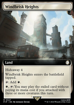 Hurtigwindhöhen (V.1) XPIP-527 Rare Excellent Englisch