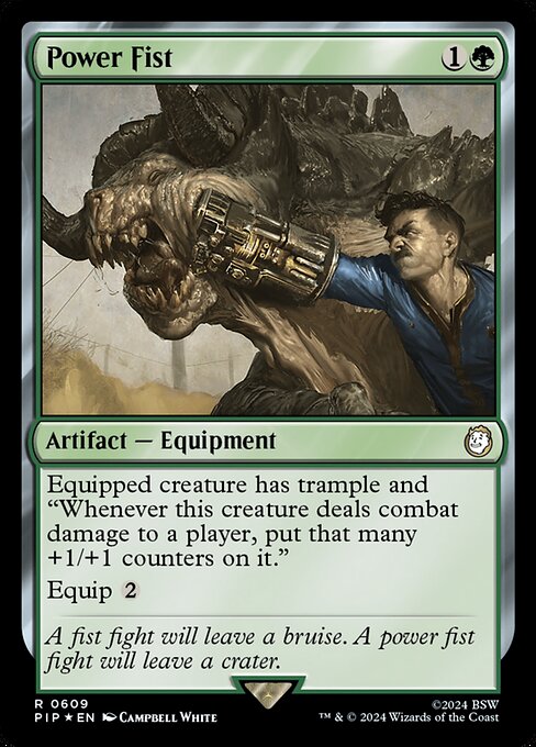 Power Fist (V.2) XPIP-609 Rare Excellent Englisch Foil