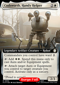 Codsworth, Handy Helper (V.3) XPIP-894 Rare Near Mint Englisch Foil