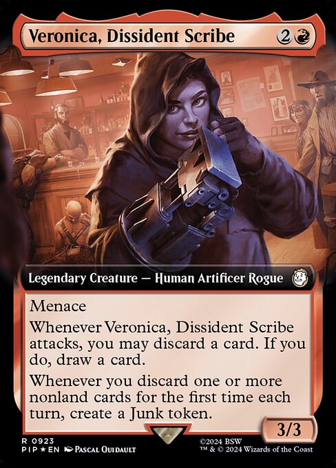 Veronica, Dissident Scribe (V.3) XPIP-923 Rare Near Mint Englisch Foil