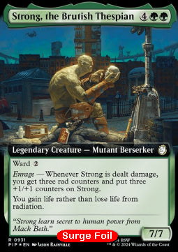 Strong, the Brutish Thespian XPIP-931 Rare Near Mint Englisch Foil