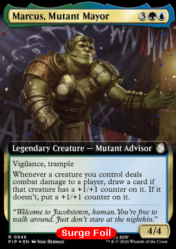 Marcus, Mutant Mayor (V.3) XPIP-946 Rare Near Mint Englisch Foil