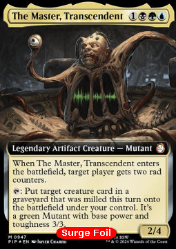 The Master, Transcendent (V.3) XPIP-947 Mythic Near Mint Englisch Foil