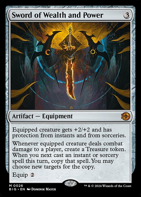 Sword of Wealth and Power BIG-26 Mythic Near Mint Englisch