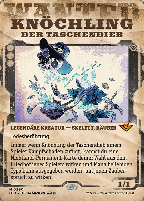 Knöchling der Taschendieb XOTJ-290 Mythic Near Mint Deutsch Foil