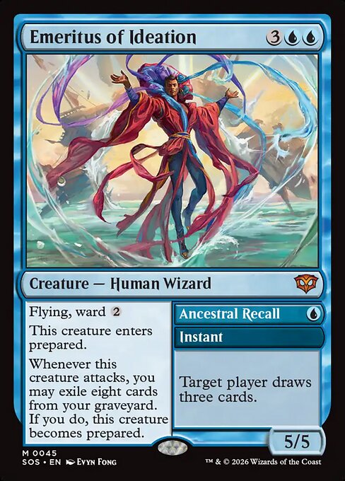 Emeritus of Ideation // Ancestral Recall - Back Face