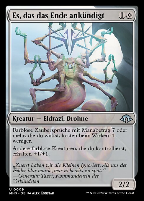 Es, das das Ende ankündigt MH3-9 Uncommon Near Mint Deutsch Foil