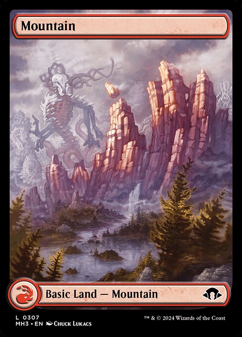 Mountain MH3-307 Land Near Mint Englisch Foil