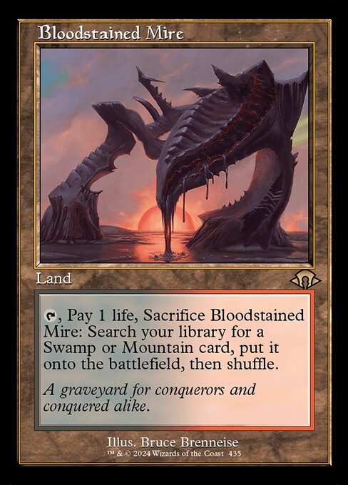 Bloodstained Mire XMH3-435 Rare Near Mint Englisch Foil