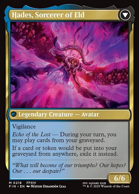 Emet-Selch, Unsundered // Hades, Sorcerer of Eld - Back Face
