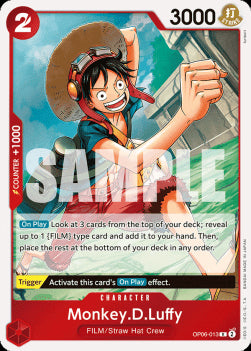 Monkey.D.Luffy (OP06-013) (V.1) OP06 Rare Near Mint Englisch